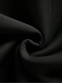 INAWLY 女士常规圆领运动衫，花束图案，全新秋季系列 - 黑色 - 查看 5