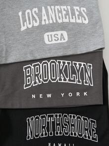 GlowEve 3件套女士休闲印花抽绳短裤 - 彩色 - 查看 7