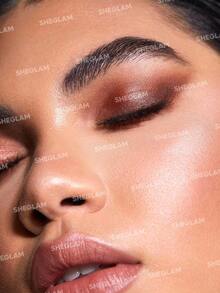 SHEGLAM Burgundy Palette 12-Color Matte Eyeshadow Palette Satin Metallic Pearlescent Soft Smooth High Pigment Eyeshadow Eye Makeup Cosmetics Brand Beauty Makeup Face Paint Cosmetic For Women Girls Perfect For Winter Ideal For Y2K Fancy Fashion Suitable For Birthday Gift Party Ready Best Color - Burgundy - View 6