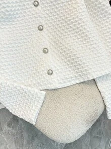 Franclia Áo sơ mi nữ tay dài cài nút thiết kế độc đáo thời trang - trắng - Xem 7