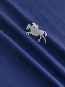 Manfinity NXTstreet Herren lässiges, locker geschnittenes T-Shirt mit Pferde Muster und Rundhalsausschnitt - Verschiedenfarbig - Übersicht 5