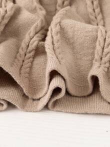 Modelyn Women's Casual Solid Color Knit Skirt, Autumn/Winter