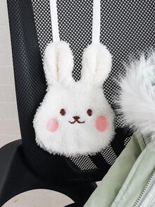 SHEIN 1件女童加厚保暖羽绒服，带帽拉链口袋，休闲外套，适合秋冬季节穿着，时尚百搭，附赠斜挎包 - 綠色 - 查看 4