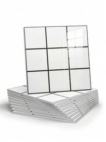 1 BỘ 10 MIẾNG GẠCH ỐP TƯỜNG MÀU TRẮNG KẺ CARO - TẤM GẠCH PVC TỰ DÍNH DỄ DÀNG BÁM VÀ DÁN CHO NHÀ BẾP, PHÒNG TẮM VÀ PHÒNG GIẶT. - Nhiều màu - Xem 15