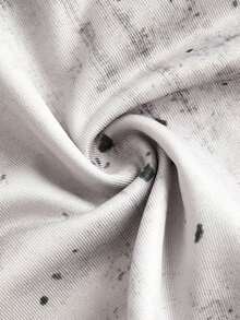 ROMWE Goth 哥特式骷髅与十字架印花平角内裤 - 黑色 - 查看 4