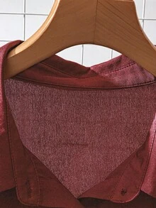 DreamSkyne 女士金属装饰灯笼袖长衬衫，优雅时尚