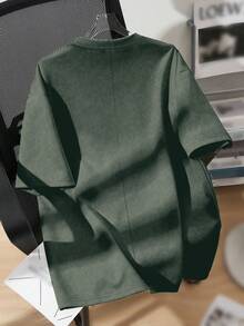 SHEIN CURVE+ T-shirt à manches courtes col rond avec imprimé fantôme et chat noir, grande taille. Design minimaliste casual, convient pour l'été, Halloween, automne et hiver