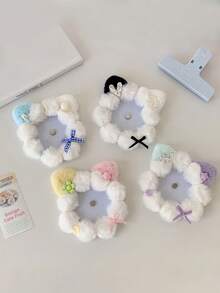 Zazumi Soporte decorativo para exhibir alfileres de esmalte, inspirado en anime, con diseño de oreja de gato de dibujos animados de 58 mm, para fans de K-pop y anime - Multicolor - Ver 5