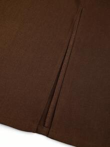 Velvienne Falda minimalista casual de unicolor talla grande