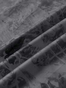 Manfinity Dauomo Men's Casual Round Neck Short Sleeve Tree Branch Print T-Shirt - Black - View 8