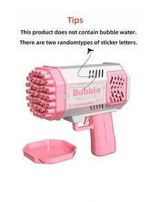 1 件装泡泡枪太空灯泡泡机，免电池，加特林型，电动泡泡吹器，手持式喷水器，圣诞节