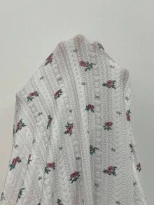 CottageSlumber CottageSlumber Conjunto de pijama casual de mujer CottageSlumber con estampado floral de jacquard cómodo