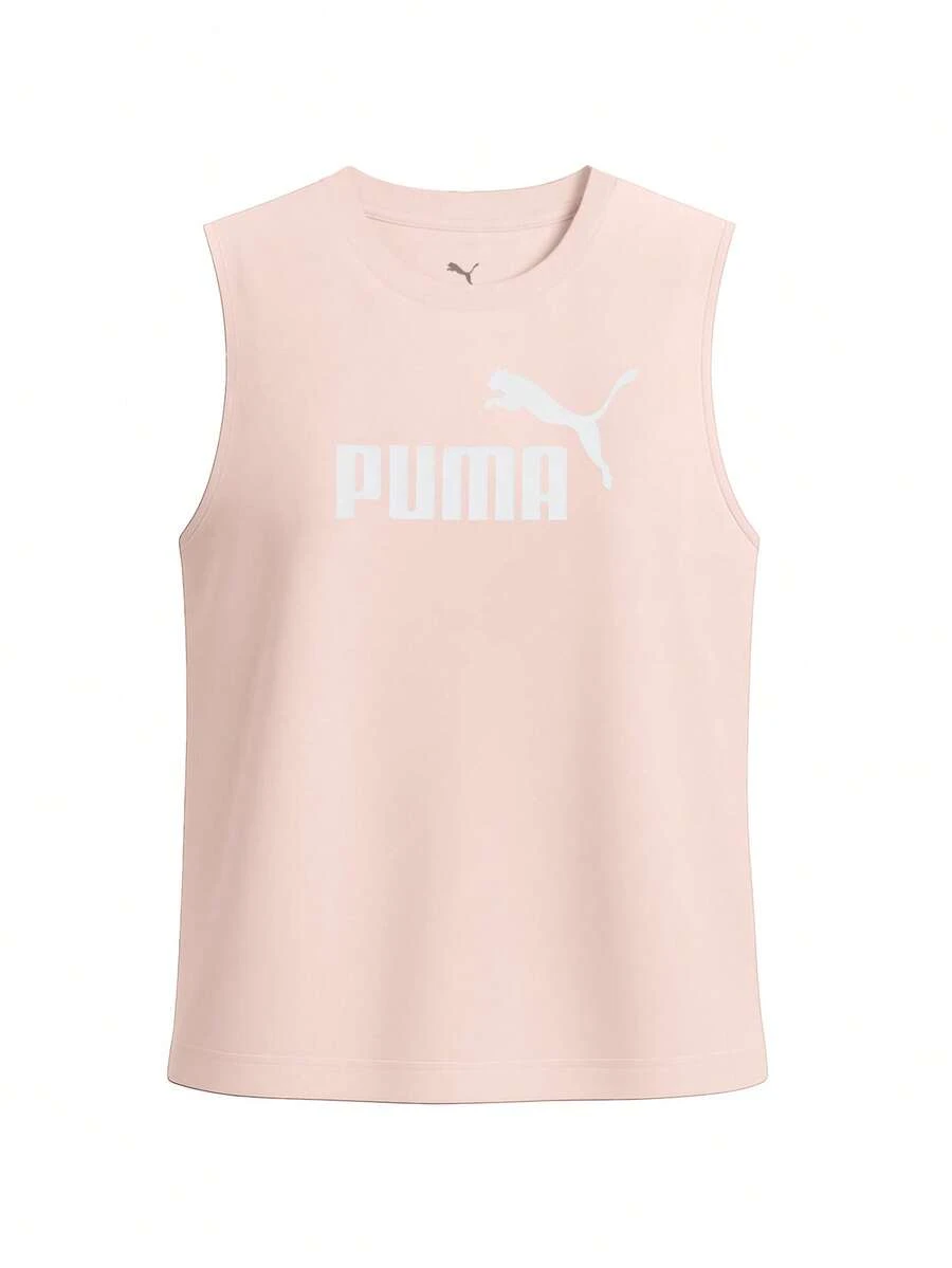 Puma ESS No.1 Logo Women Slim Tank - Pink - View 1