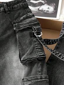 Comfortcana Sexy Skinny Stretch Denim Jeans, Blue - Black - View 3
