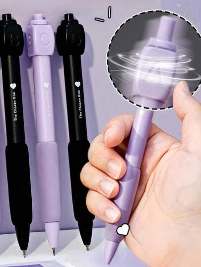 Joivida 1pc The Answer Pen,A ABCD Click-Action Black Gel Pen With 0.5mm Nib, Smooth Writing, And Fun Design,Special Pen For Indecisiveness / Pen Designed For People Who Struggle With Choices