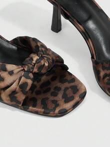 CUCCOO SZL 女士金色金属 PU 结饰踝带方头时尚性感夏季户外优雅金属高跟凉鞋 - 彩色 - 查看 5