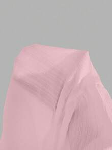 SHEIN EZwear 粉色女士休闲度假多层蛋糕裙，适合夏季 - 粉色 - 查看 5