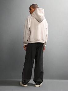 SUMWON Pantalon cargo utilitaire ample en ripstop, jambe large classique, pantalon de travail avec poches multiples, pour l'automne, l'hiver et le quotidien, streetwear décontracté - Vert sapin - Voir 6