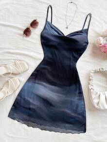 Soleia 女士度假细肩带垂坠领连衣裙 - 彩色 - 查看 7