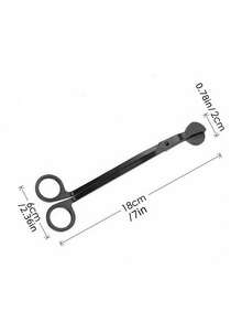 1 Pc Wick Trimmer, Wick Scissors, Wick Cutter For Cutting Candle Wick (Black) - black - View 7