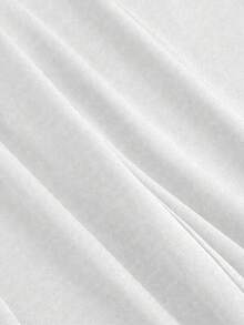EMERY ROSE Plus Size Pleated Detail Versatile Office Pants Fall - White - View 5