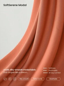 GLOWMODE Modal Silk Touch Oversized Long Sleeve Half-Zip Hoodie Fall