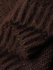 DAZY Cardigan fără mâneci pentru femei, maro, nou-venită toamnă/iarnă