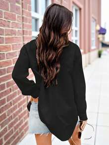 ReShift Women's Casual Long Sleeved Cardigan, Printed Pattern Shirt, Summer Fashion Fall Cloth For Women