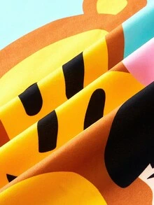Paul Frank X ROMWE 1 件卡通图案壁挂挂毯，适用于卧室、宿舍墙壁装饰 - 彩色 - 查看 5