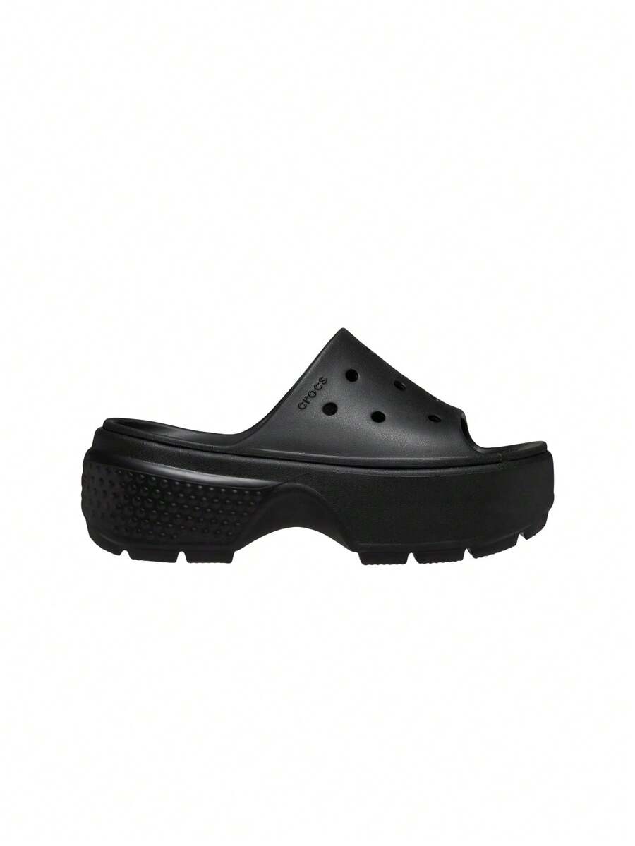 Crocs Stomp Slide Women's Sandal Black CR209346 - Black - View 1