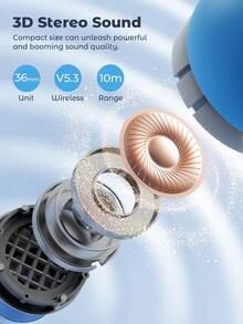 1pc Red/Black Mushroom Shaped Portable Wireless Stereo Speaker, Suction Cup Stand, Button Control, USB Rechargeable 200mAh Battery, Compact Wireless Subwoofer For Smartphone/Tablet, Perfect For Travel And Outdoor Use