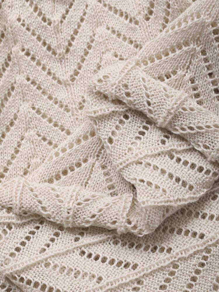 Women's Solid Color Batwing Sleeve Knitted Cardigan And Knitted Skirt Set