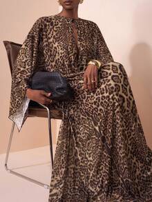 Zivah In The Early Autumn Of  Summer, New Music Festivals, Easter, St. Patrick's Day, Western Style, Nomadic Style, Attending Birthday Parties, Graduation Season, College Style, Students' Daily Wear For Leopard Print - Multicolor - View 7