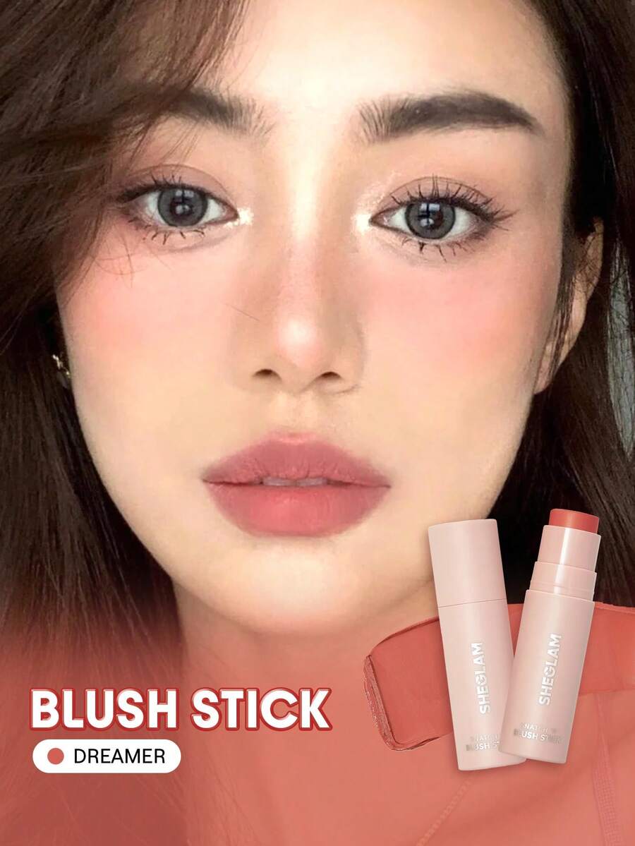SHEGLAM Snatch 'N' Blush Stick-Dreamer 奶油腮紅 防水持久 高顯色 不褪色 不油膩 持久亮澤 女士美容彩妝 派對腮紅 品牌 美容 化妝 化妝品 適合女性與女孩 完美搭配冬季春季 Y2K 時尚 流行 生日禮物 假期 派對準備就緒 最佳顏色 - Dreamer - 查看 1