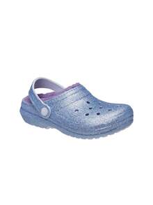 Crocs Classic Kids Lined Clog Blue CR207462 - Multicolor - View 2