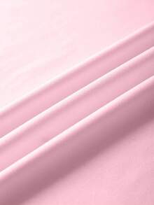 EMERY ROSE Casual Fitted Women's Plus Size T-Shirts With Images Of Little Girls In Padded Coats - Baby Pink - View 6