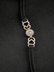 SHEIN MOD Plus Size Women's Solid Color Draped Neck Pleated Wide Leg Jumpsuit Black One Piece Jumpsuit Black Jumpsuit Women Halter Jumpsuit Jumpsuit For Women Black Jumpsuit Elegant Women One Piece Jumpsuit Backless Jumpsuit,Christmas - Black - View 3