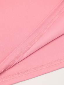 EMERY ROSE Áo thun đỏ Santa Vibes, Áo thun Giáng sinh nữ, Áo Giáng sinh dễ thương và vui nhộn, Áo thun ông già Noel cổ điển, Thích hợp cho mùa xuân và mùa hè - Hồng - Xem 6