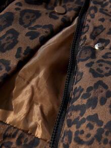 Aveloria Modichic New Fashionable Casual Chic Minimalist High-End Zipper Hooded Jacket, Stand Collar, Cotton Padded, Thickened