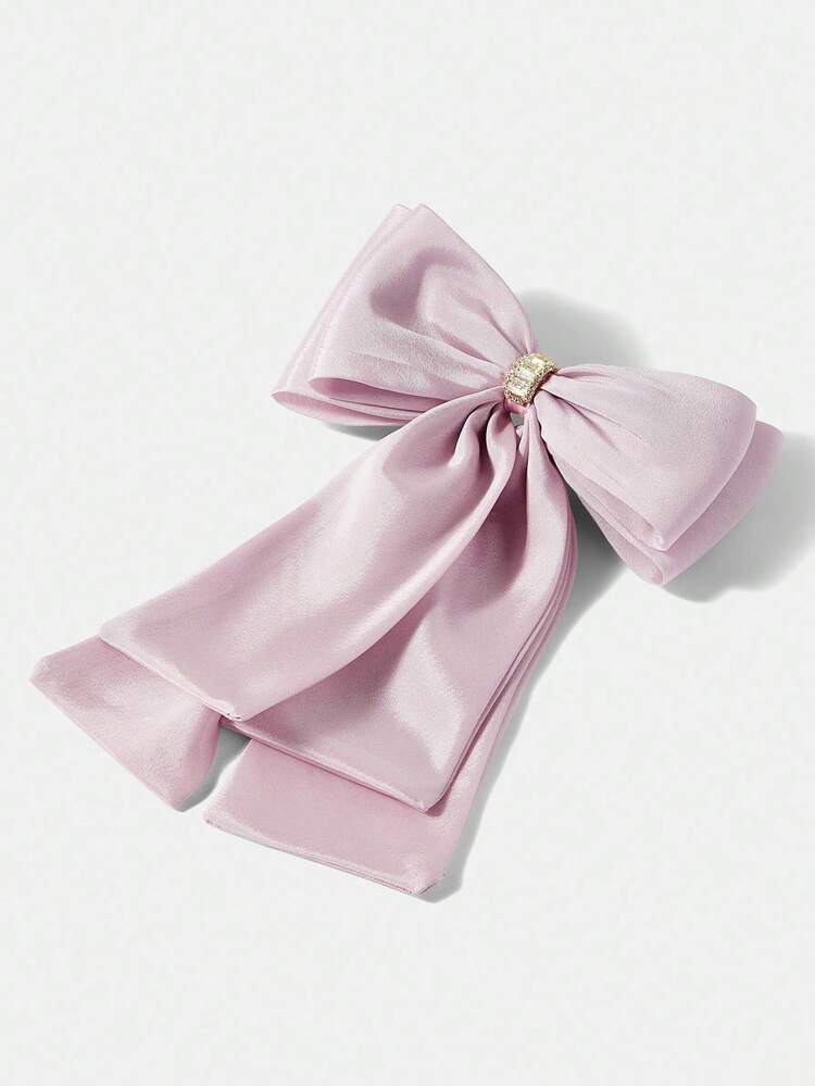 EXTRA LARGE DOUBLE LAYERED BOW HAIRCLIP