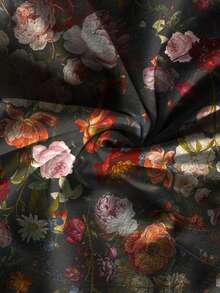 Soleia 大码女式度假花卉油画印花修身迷你连衣裙，休闲日常百搭连衣裙，适合约会、下午茶、海滩、邮轮、公路旅行、所有季节、婚礼季节、春夏季度假、邮轮、海岛度假、音乐节、波西米亚度假 - 彩色 - 查看 6