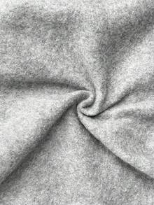 SHEIN Serisse Kids 青少年女孩宽松休闲柔软舒适连帽衫和慢跑裤两件套 - 深灰色 - 查看 10