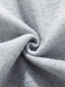 EMERY ROSE Áo nỉ cổ tròn in chữ dành cho nữ bán chạy nhất - Màu Xám nhạt - Xem 3