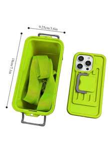 Zazumi 1PC  Phone Case Creative Storage Box Can Be Worn Across The Body For Outdoor Use, Plastic Material Is Lightweight. - Multicolor - View 8