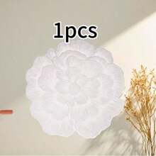 SHEIN 1-120片创意花卉PVC餐垫，可水洗，易清洁，可擦拭，防滑，节日婚礼餐桌装饰餐垫 - 銀色 - 查看 9