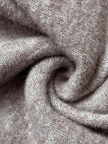 Elenzga Women's Fashion Casual Lantern Sleeve Sweater With Oversized Collar And Tie Waist, Suitable For Christmas, New Year, Thanksgiving Gifts, Autumn/Winter