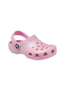 Crocs CLASSIC CLOG Kids' Clogs Comfortable Classic Durable Daily Weekend Beach Pink 206992-6S0 - Pink - View 2