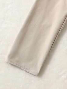 青少年女孩休闲翻领双排扣褶皱风衣，面料舒适，适合外出和上学，秋季