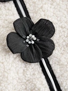 SHEIN MOD Plus Size Long Sleeve 3D Floral Faux Fur Jacket,Winter Clothes For Women,Women's Winter Jacke,Winter Clothes For Women,Christmas - Apricot - View 2