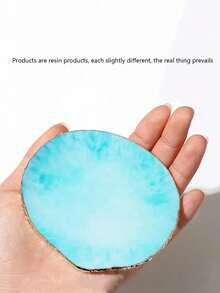 1pc Jewelry Display Tray With Metal Trim, ABS Jewelry Showcase Tray For Necklaces, Bracelets, Rings, Earrings Back To School